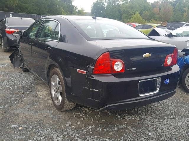 1G1ZH57B59F208091 - 2009 CHEVROLET MALIBU 1LT BLACK photo 3