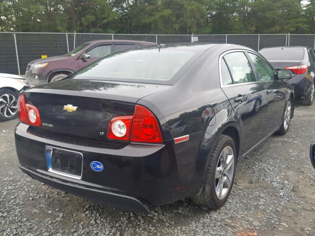 1G1ZH57B59F208091 - 2009 CHEVROLET MALIBU 1LT BLACK photo 4