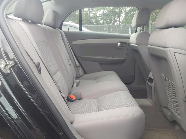 1G1ZH57B59F208091 - 2009 CHEVROLET MALIBU 1LT BLACK photo 6
