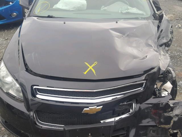 1G1ZH57B59F208091 - 2009 CHEVROLET MALIBU 1LT BLACK photo 7