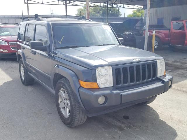 1J8HH48KX6C314151 - 2006 JEEP COMMANDER SILVER photo 1