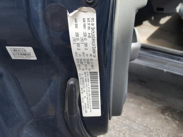 1J8HH48KX6C314151 - 2006 JEEP COMMANDER SILVER photo 10