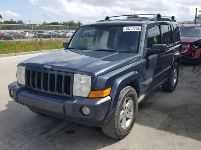 1J8HH48KX6C314151 - 2006 JEEP COMMANDER SILVER photo 2