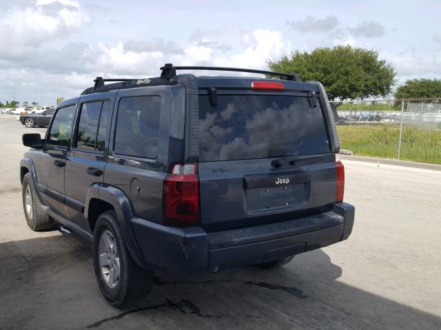 1J8HH48KX6C314151 - 2006 JEEP COMMANDER SILVER photo 3