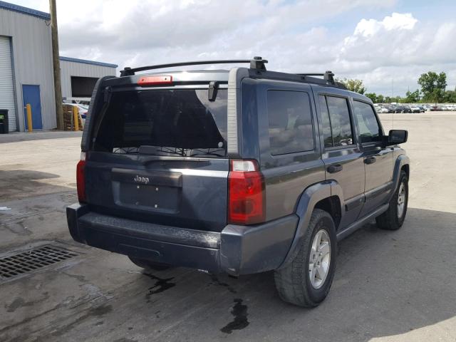 1J8HH48KX6C314151 - 2006 JEEP COMMANDER SILVER photo 4