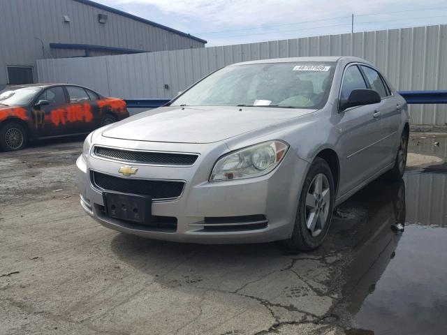 1G1ZG57B68F200146 - 2008 CHEVROLET MALIBU LS ნაცრისფერი ფოტო 2