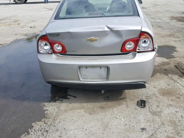 1G1ZG57B68F200146 - 2008 CHEVROLET MALIBU LS ნაცრისფერი ფოტო 9