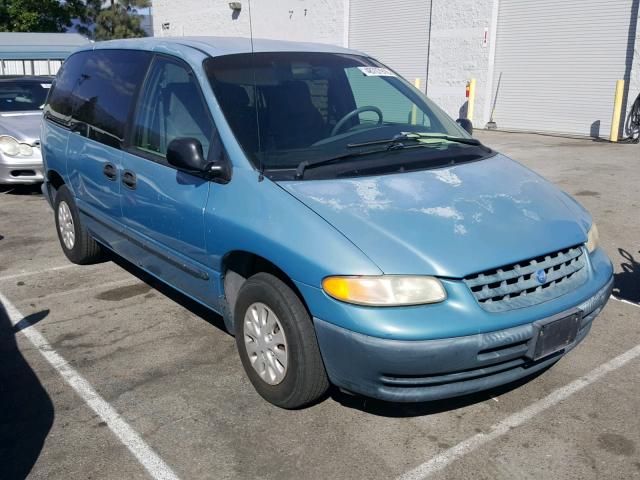 2P4GP25R8XR182233 - 1999 PLYMOUTH VOYAGER BLUE photo 1