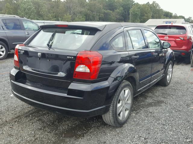 1B3HB48B97D147917 - 2007 DODGE CALIBER SX BLACK photo 4