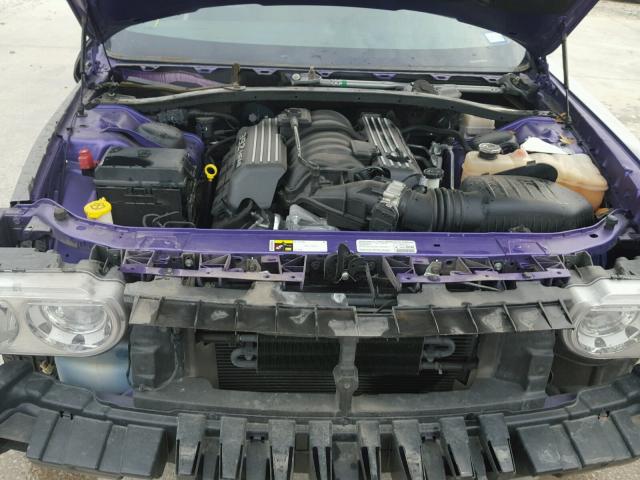 2C3CDYDJ4DH694605 - 2013 DODGE CHALLENGER PURPLE photo 7