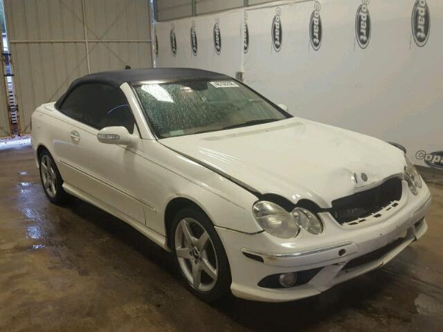 WDBTK75G66T057637 - 2006 MERCEDES-BENZ CLK 500 WHITE photo 1