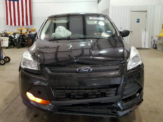 1FMCU0F70EUB79156 - 2014 FORD ESCAPE S BLACK photo 9