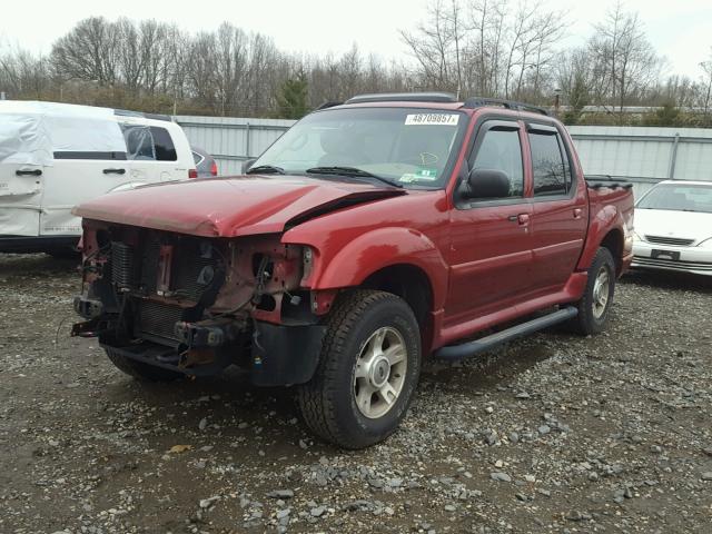 1FMZU77K04UB22945 - 2004 FORD EXPLORER S RED photo 2