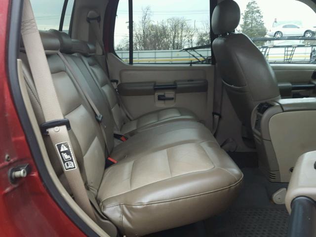 1FMZU77K04UB22945 - 2004 FORD EXPLORER S RED photo 6