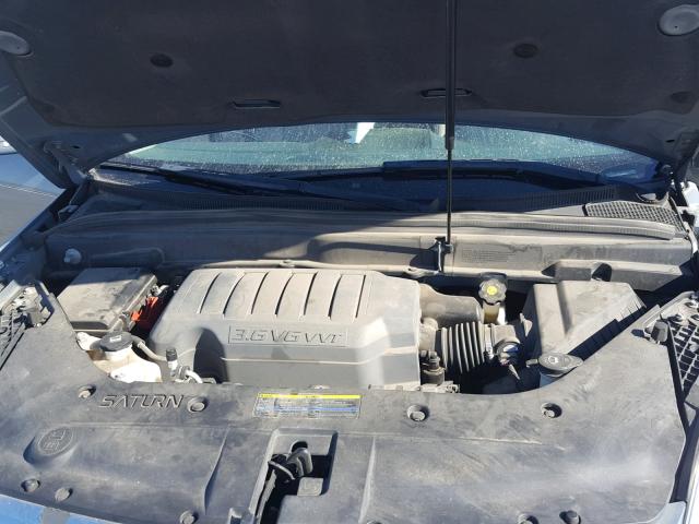 5GZEV33748J168021 - 2008 SATURN OUTLOOK XR ლურჯი ფოტო 7