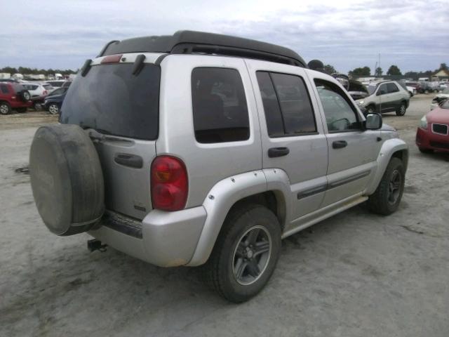 1J4GL38K74W296449 - 2004 JEEP LIBERTY RE SILVER photo 4