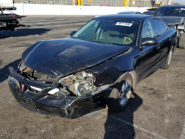 1G2NF52E54M533314 - 2004 PONTIAC GRAND AM S შავი ფოტო 2