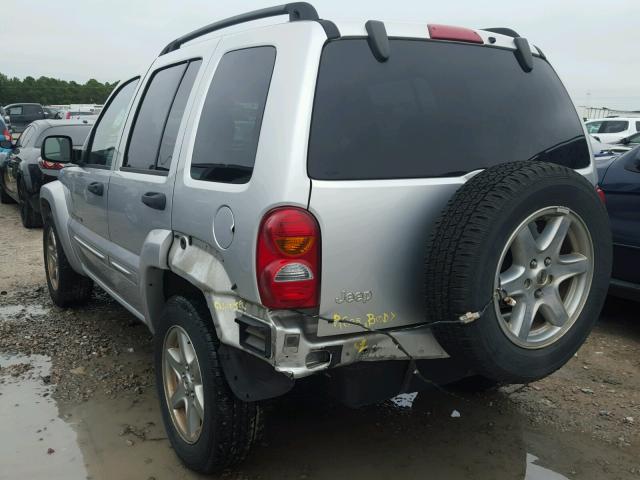 1J4GK58K63W649261 - 2003 JEEP LIBERTY LI SILVER photo 3