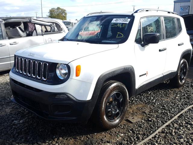 ZACCJBAT0FPC43809 - 2015 JEEP RENEGADE S 白色 照片 2