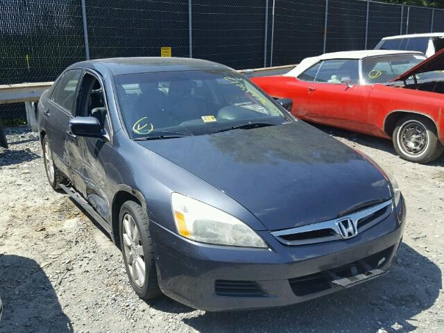 1HGCM66576A054813 - 2006 HONDA ACCORD EX GRAY photo 1