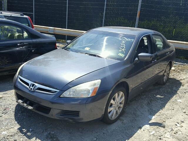 1HGCM66576A054813 - 2006 HONDA ACCORD EX GRAY photo 2