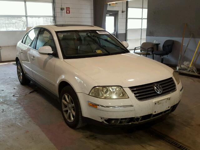 WVWPD63B04E221139 - 2004 VOLKSWAGEN PASSAT GLS WHITE photo 1