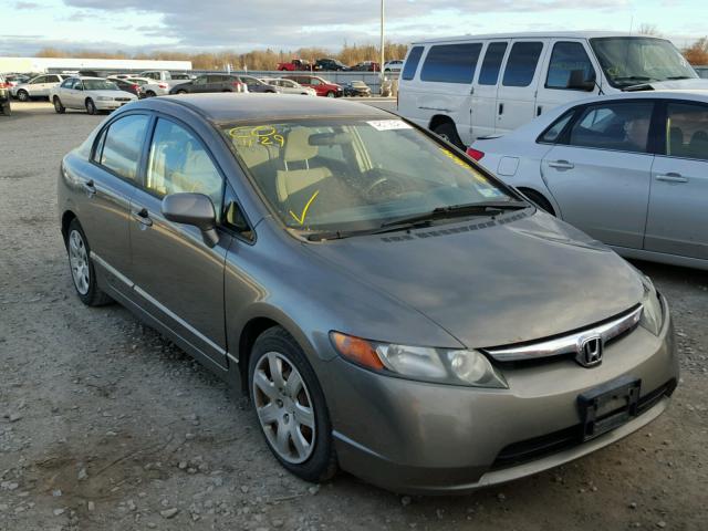 2HGFA16596H519778 - 2006 HONDA CIVIC LX GRAY photo 1