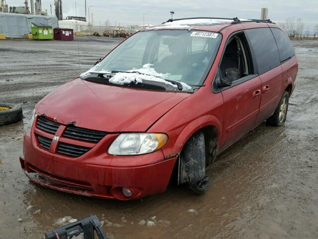 2D4GP44L36R678118 - 2006 DODGE GRAND CARA RED photo 2