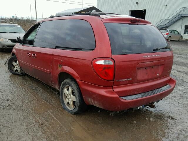 2D4GP44L36R678118 - 2006 DODGE GRAND CARA RED photo 3