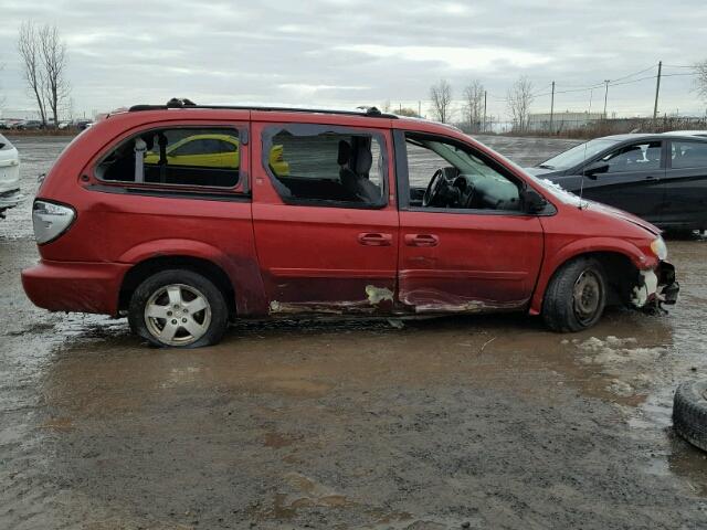 2D4GP44L36R678118 - 2006 DODGE GRAND CARA RED photo 9