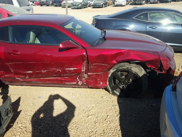 2G1FT1EW6A9134886 - 2010 CHEVROLET CAMARO SS Burdeos foto 9