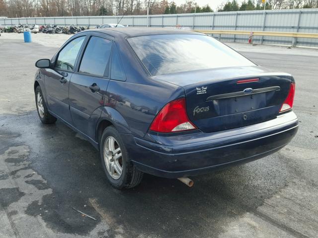 1FAFP33P43W158381 - 2003 FORD FOCUS LX BLUE photo 3