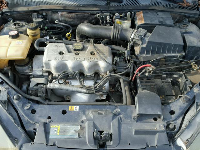 1FAFP33P43W158381 - 2003 FORD FOCUS LX BLUE photo 7