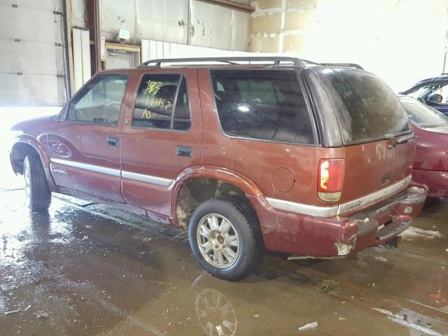 1GKDT13W7W2539960 - 1998 GMC JIMMY BROWN photo 3