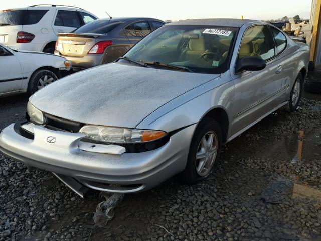 1G3NL12E93C179850 - 2003 OLDSMOBILE ALERO GL SILVER photo 2