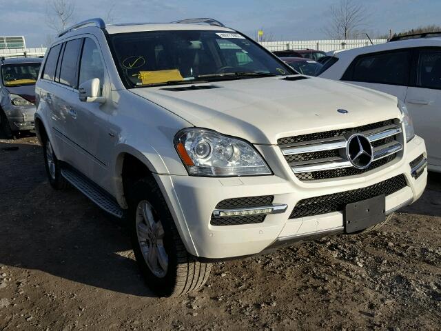 4JGBF2FEXCA766575 - 2012 MERCEDES-BENZ GL 350 BLU WHITE photo 1