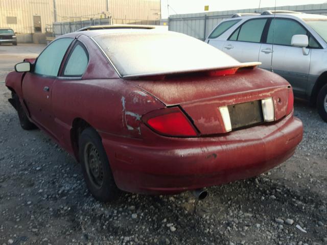 3G2JB12F45S131426 - 2005 PONTIAC SUNFIRE RED photo 3