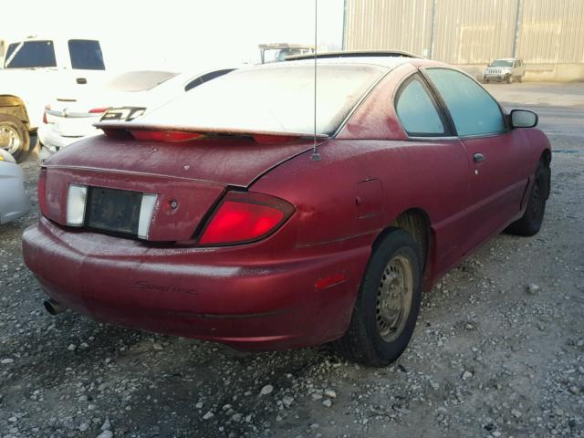 3G2JB12F45S131426 - 2005 PONTIAC SUNFIRE RED photo 4