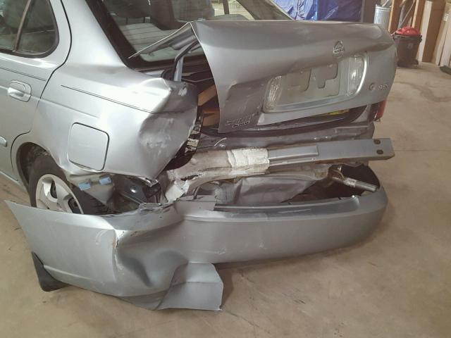 3N1CB51DX4L478783 - 2004 NISSAN SENTRA 1.8 SILVER photo 9