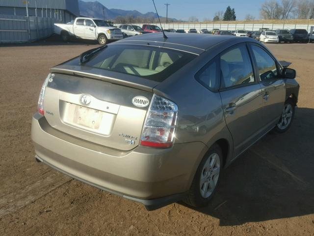 JTDKB20U183405182 - 2008 TOYOTA PRIUS TAN photo 4