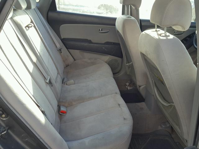 KMHDU46D67U103235 - 2007 HYUNDAI ELANTRA GL GRAY photo 6