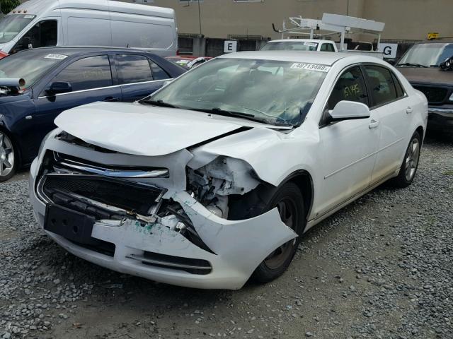 1G1ZH57B59F245738 - 2009 CHEVROLET MALIBU 1LT WHITE photo 2