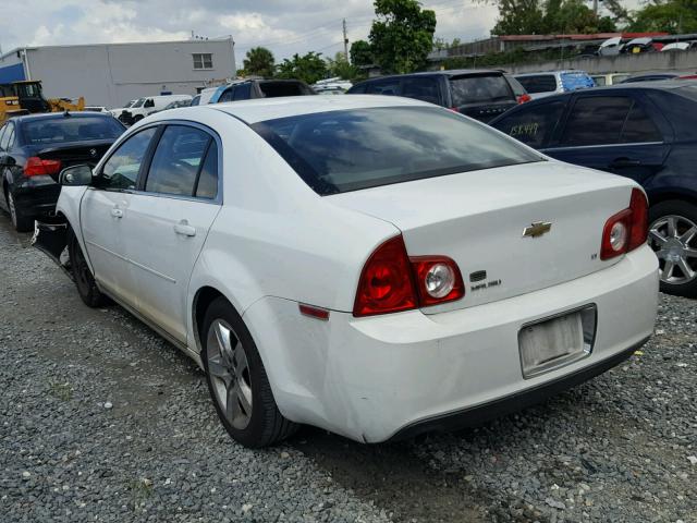 1G1ZH57B59F245738 - 2009 CHEVROLET MALIBU 1LT WHITE photo 3