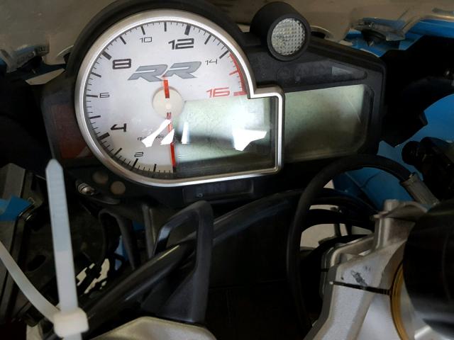 WB1053407CZL16537 - 2012 BMW S 1000 RR BLUE photo 8