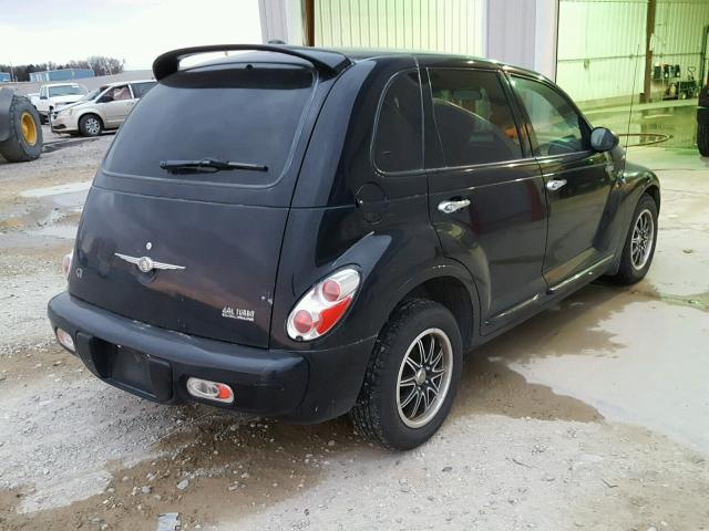 3C8FY78G74T205433 - 2004 CHRYSLER PT CRUISER BLACK photo 4