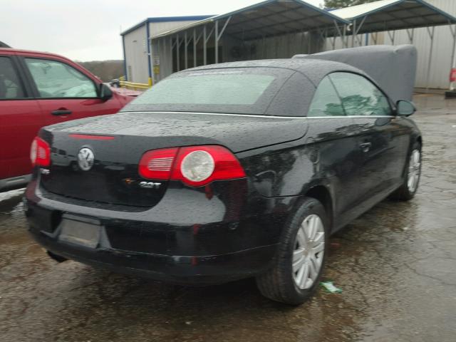 WVWBA71FX8V055295 - 2008 VOLKSWAGEN EOS TURBO BLACK photo 4