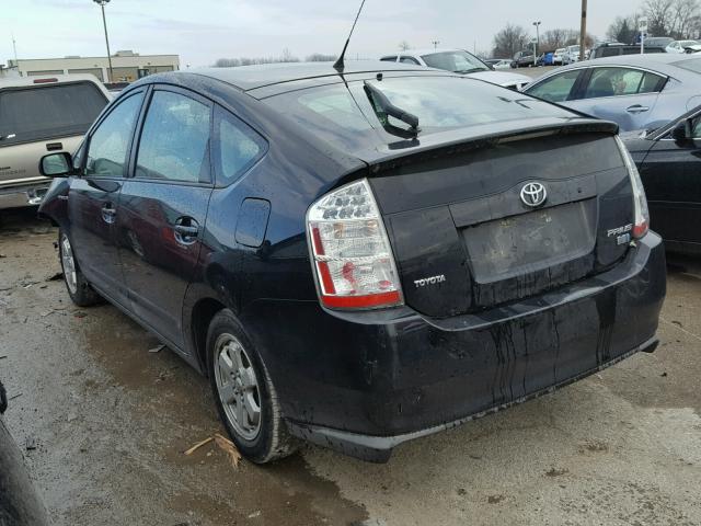 JTDKB20U683369330 - 2008 TOYOTA PRIUS BLACK photo 3