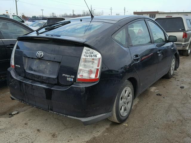 JTDKB20U683369330 - 2008 TOYOTA PRIUS BLACK photo 4