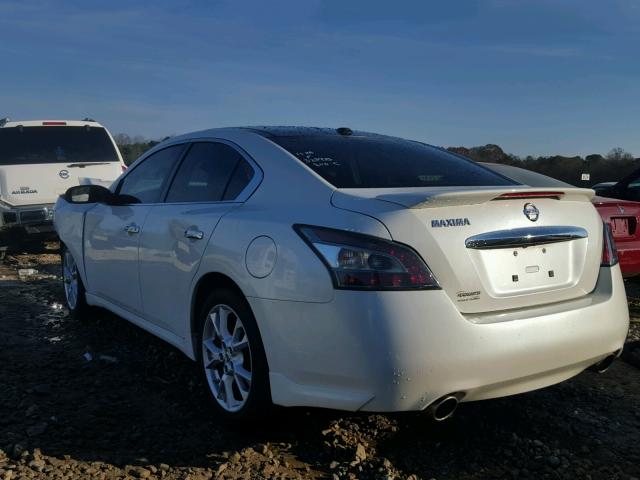 1N4AA5AP0EC466209 - 2014 NISSAN MAXIMA S WHITE photo 3