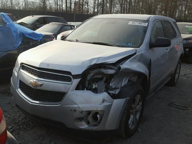 2GNFLEEK4F6405844 - 2015 CHEVROLET EQUINOX LS SILVER photo 2